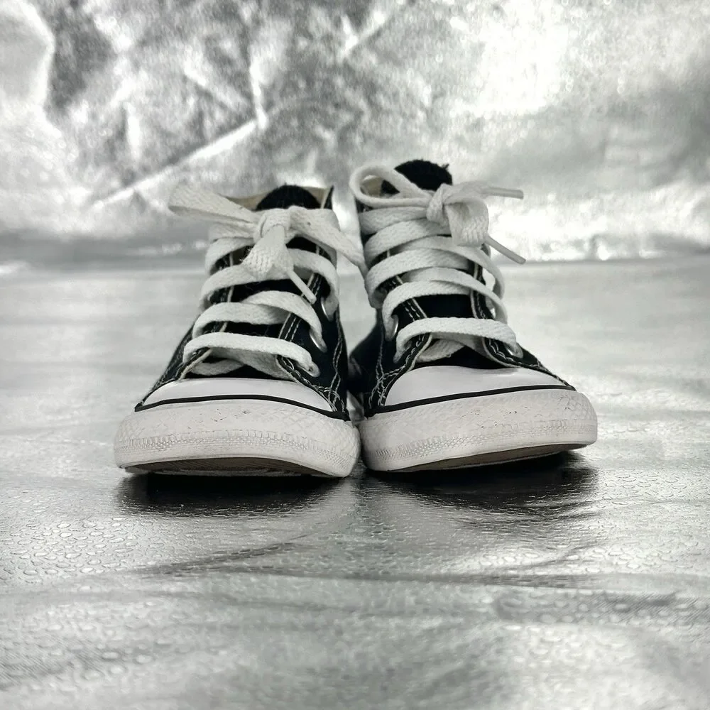 Converse Chuck Taylor All Star Hi Toddler Black/White Shoe Size 7C 7J231